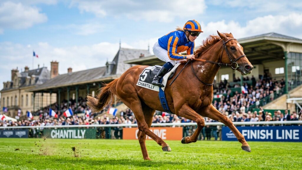 Royalwood Triomphe à Chantilly dans le Quinté du 12 Mai