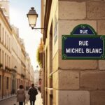 Rue Michel Blanc Paris : Hommage du Splendid dans le Marais