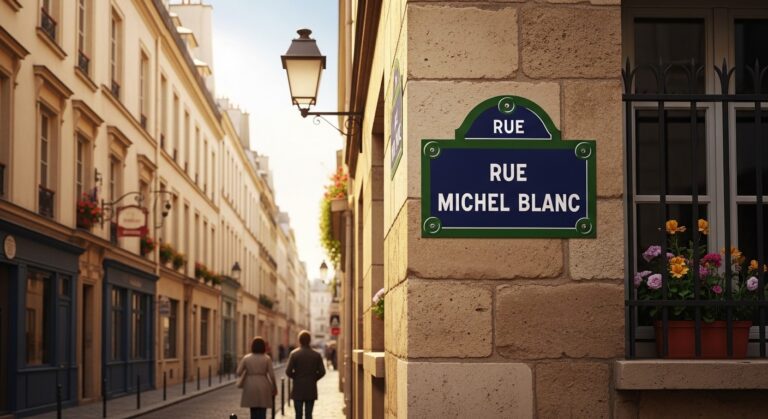 Rue Michel Blanc Paris : Hommage du Splendid dans le Marais