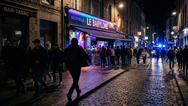 Saint-Brieuc : Homme de 35 Ans Tué à l&rsquo;Arme Blanche Devant une Discothèque