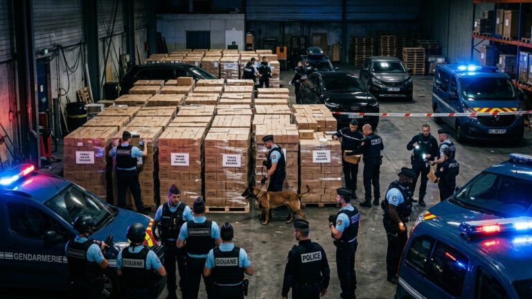 Saisie Massive de 8 Tonnes de Tabac près de Bourges : Trafic Démantelé