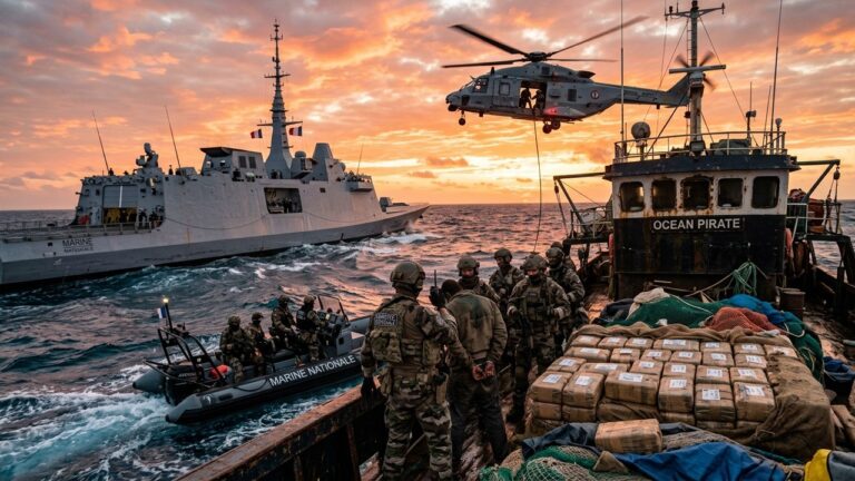 Saisie Massive de Cocaïne : La Marine Nationale Frappe Fort en Atlantique