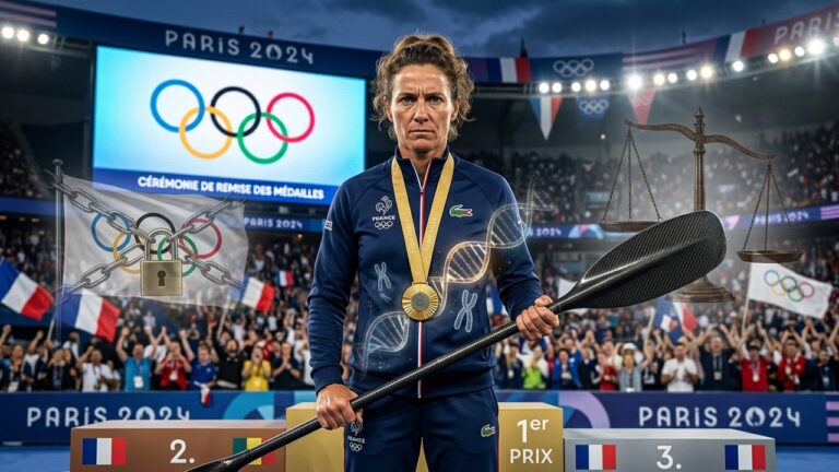 Sandra Forgues Tacle les Tests Génétiques du CIO pour les JO 2028