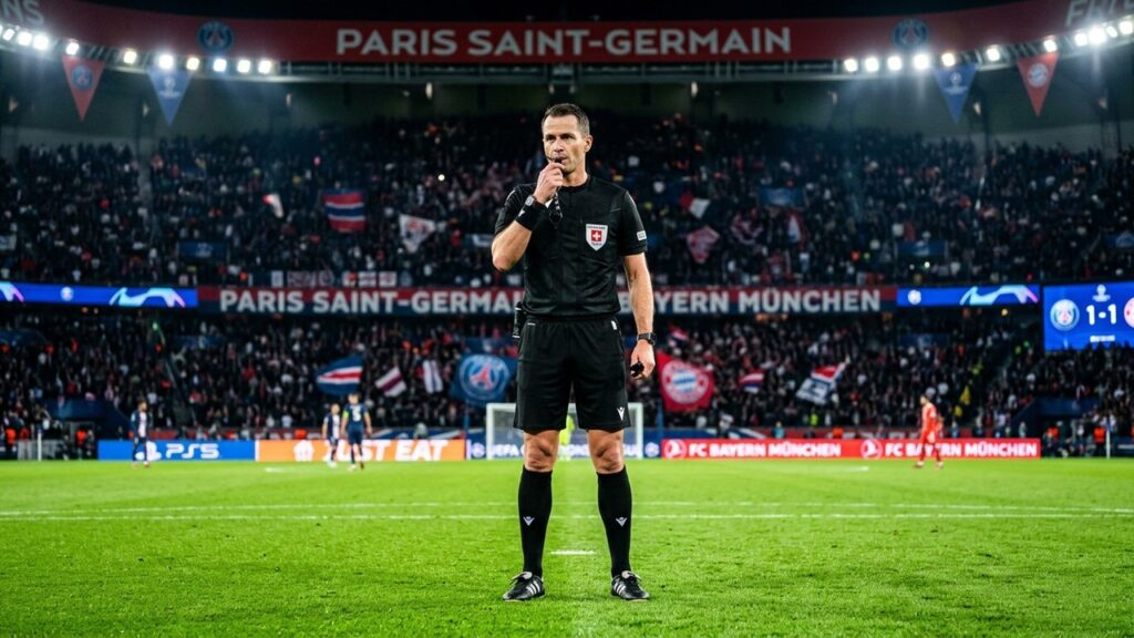 Sandro Schärer : L’Arbitre Suisse pour PSG-Bayern en Demi-Finale