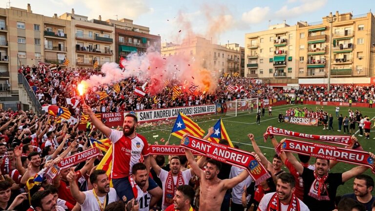 Sant Andreu : 6000 Supporters en Délire pour la Montée en D3