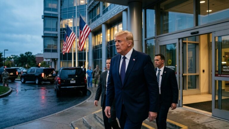 Santé de Trump : Troisième Visite à l’Hôpital en 13 Mois
