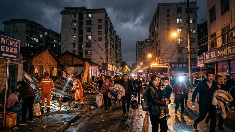 Séisme en Chine : Magnitude 5,2 Provoque Morts et Évacuations Massives