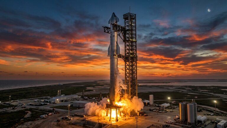 SpaceX Retente le Lancement de Starship : Enjeux Cruciaux pour l’Espace