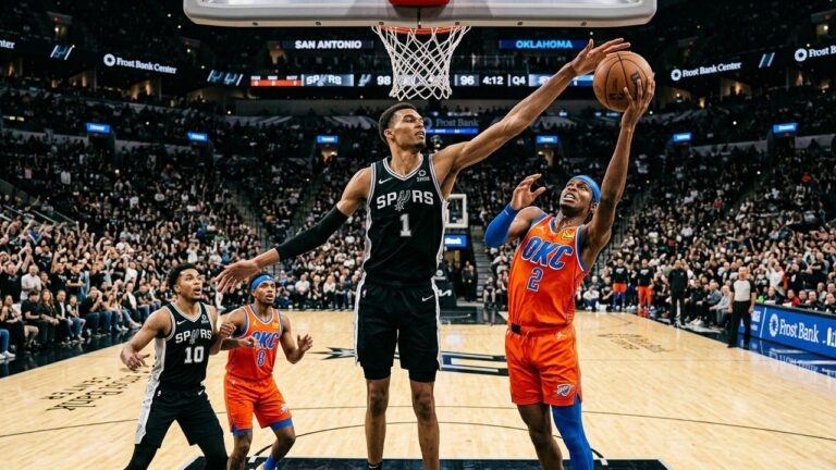Spurs Thunder : Heure et Chaîne pour le Match 4 des Finales de Conférence Ouest NBA