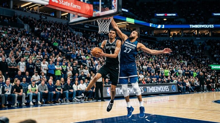 Spurs vs Wolves : Heure et Chaîne pour le Match 1 des Playoffs NBA