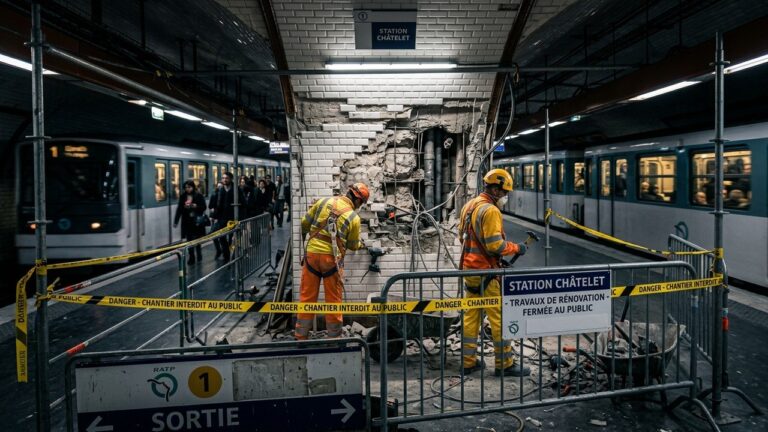 Stations Fermées Ligne 3 Paris : Amiante et Travaux Inattendus