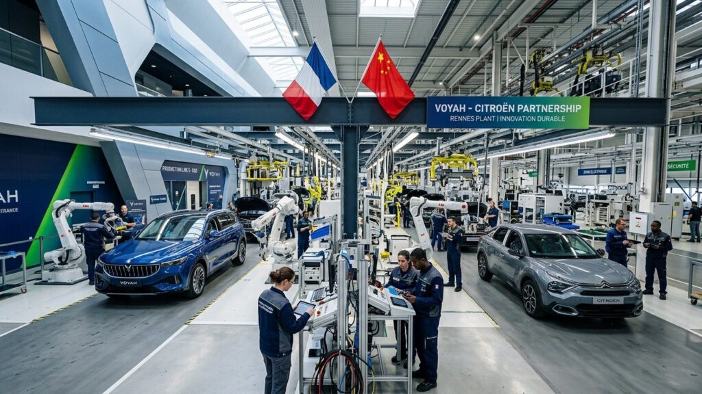 Stellantis et Dongfeng : Voitures Électriques Produites à Rennes