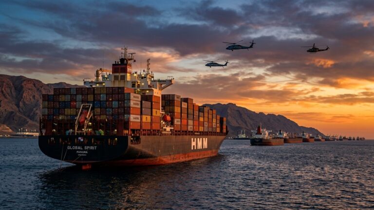 Survie des Navires dans le Détroit d&rsquo;OrmuzAnalyzing the geopolitical situation : Stratégies en Temps de Crise