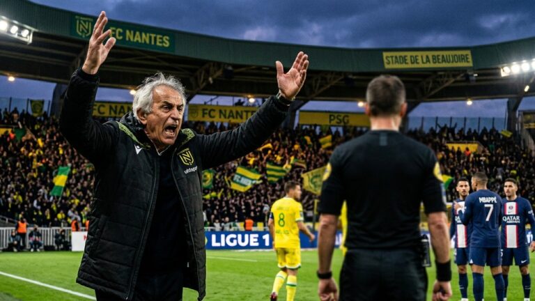 Suspension Lourde pour Halilhodzic : PSG-Nantes Sans Son Coach