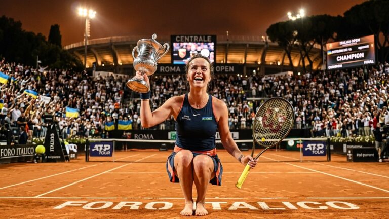 Svitolina Triomphe à Rome et Devient Candidate Sérieuse pour Roland-Garros