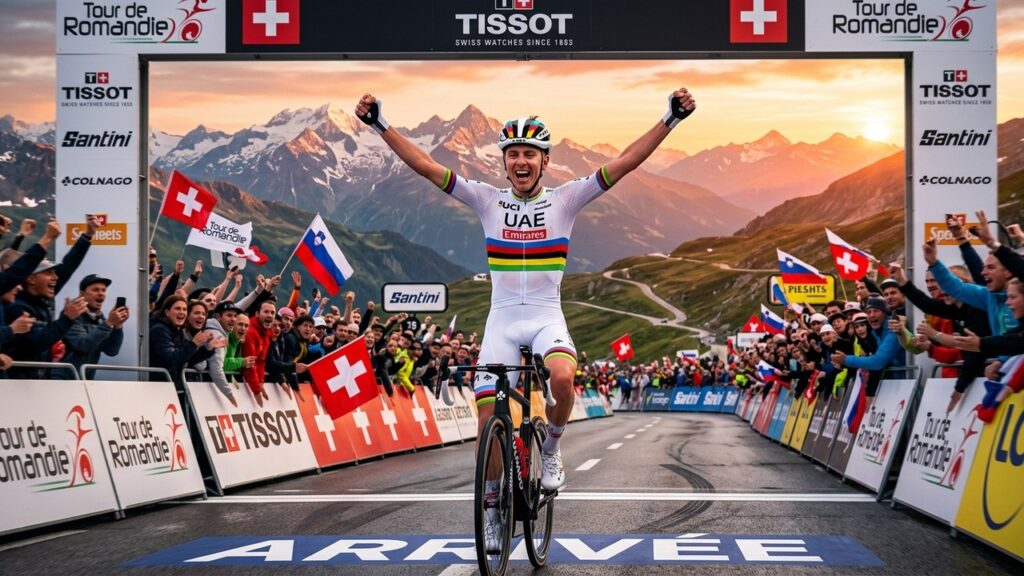 Tadej Pogacar Écrase le Tour de Romandie 2026