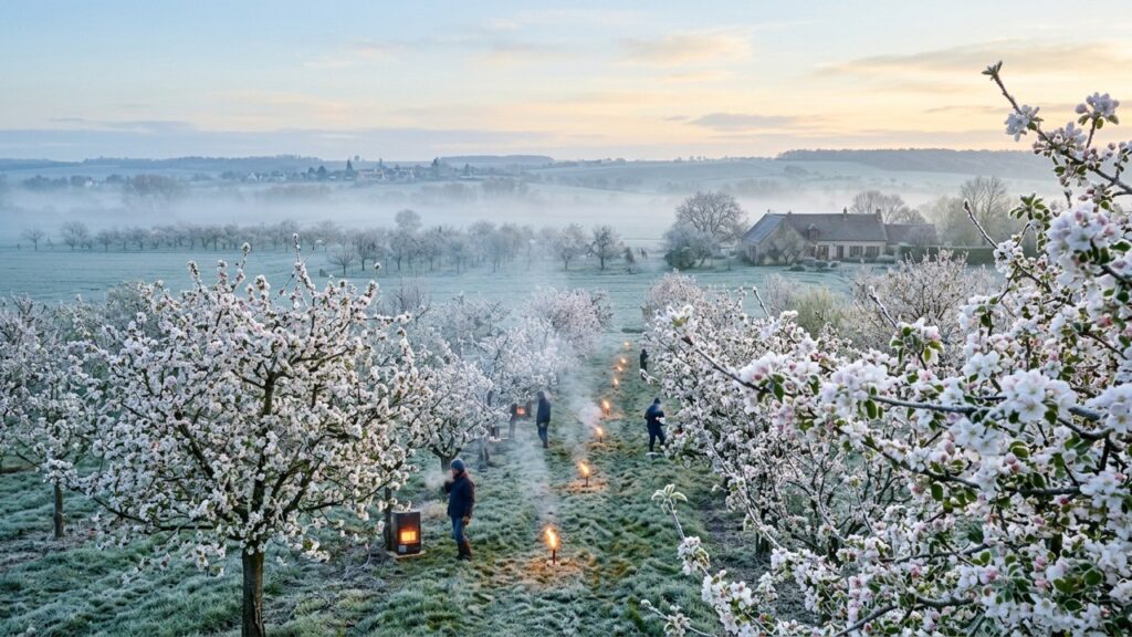 Températures Froides en Mai : Gelée Menace l&rsquo;Île-de-France Mardi Matin