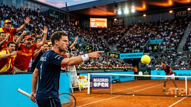 Tennis : Insultes Et Cris Perturbent Un Match Au Masters 1000 De Madrid