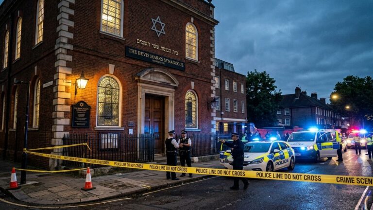 Tentative d&rsquo;Incendie contre une Synagogue à Londres : Deux Jeunes Arrêtés