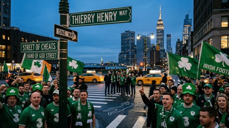 Thierry Henry Way à New York : la polémique irlandaise enflamme la Big Apple
