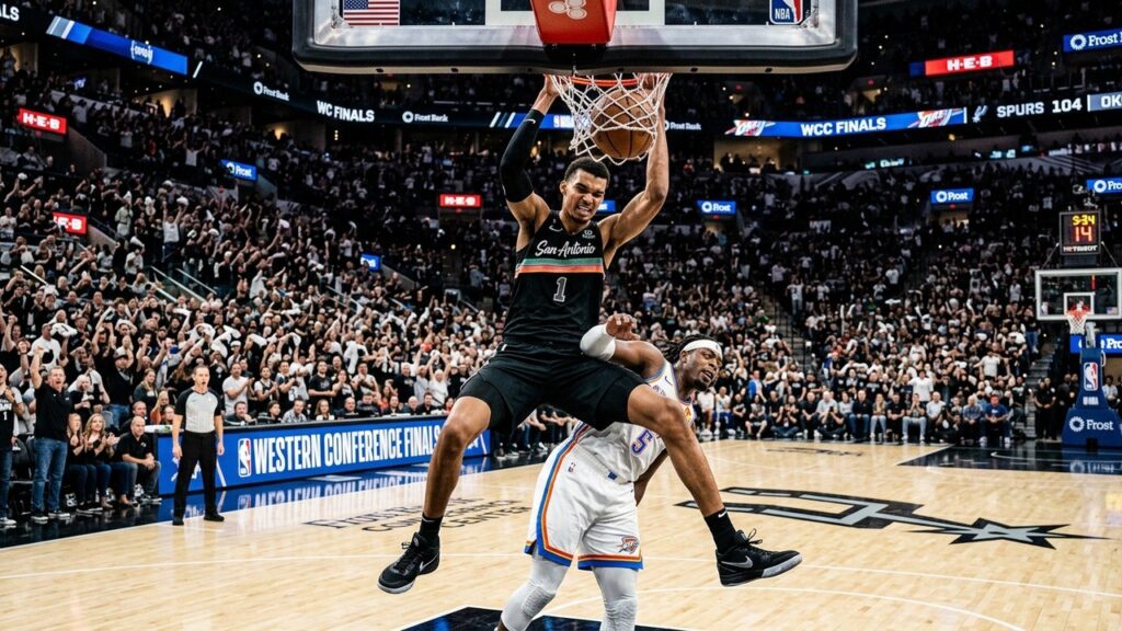 Thunder Spurs : Heure et Chaîne pour le Match 2 des Finales Ouest NBA Wembanyama