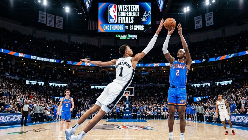 Thunder Spurs : Heure et Chaîne TV pour le Match 1 des Finales Conférence Ouest NBA