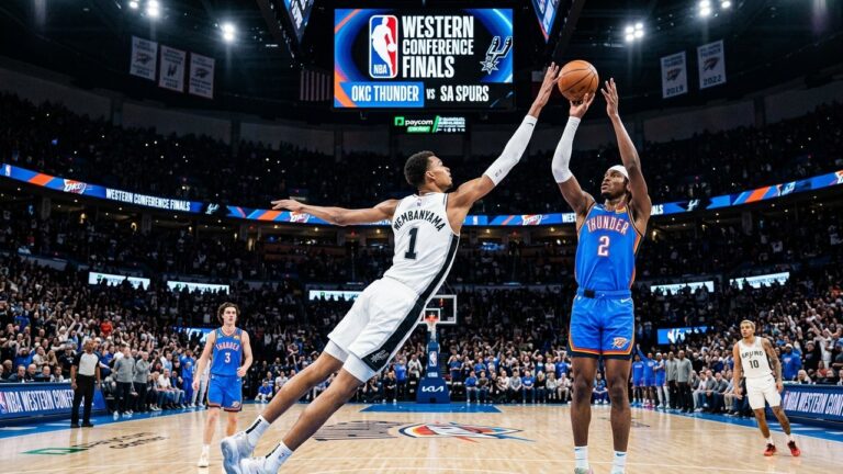 Thunder Spurs : Heure et Chaîne TV pour le Match 1 des Finales Conférence Ouest NBA