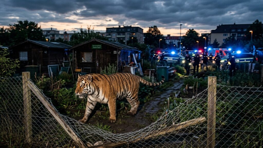 Tigre Échappé Abattu par la Police en Allemagne : Drame à Leipzig