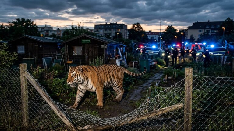 Tigre Échappé Abattu par la Police en Allemagne : Drame à Leipzig