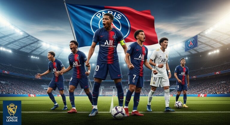 Titis PSG Rêvent Premier Titre Youth League Face Real