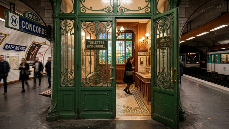 Toilettes Belle Époque du Métro Trocadéro : Un Voyage dans le Temps à Paris