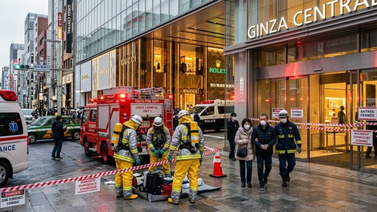 Tokyo : Substance Pulvérisée dans Centre Commercial, 20 Blessés