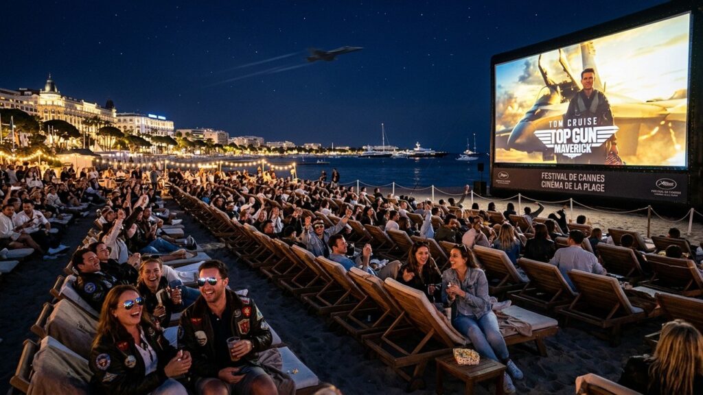 Tom Cruise Électrise Cannes Avec Top Gun Sur La Plage