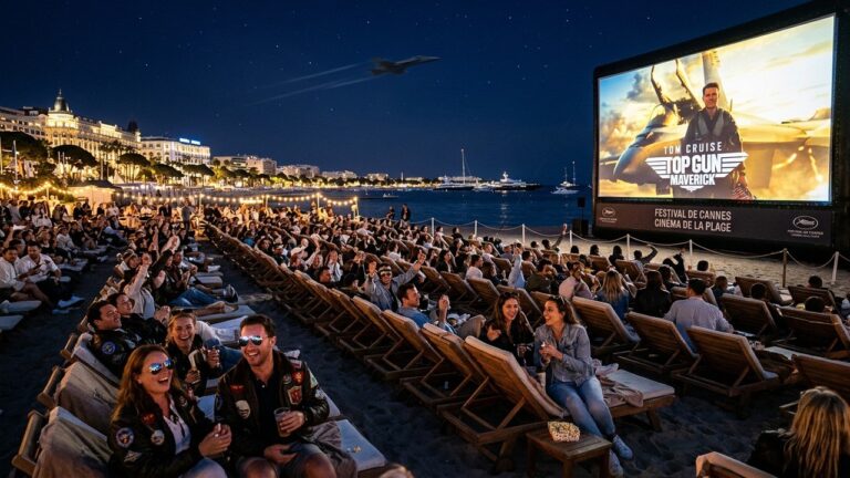 Tom Cruise Électrise Cannes Avec Top Gun Sur La Plage