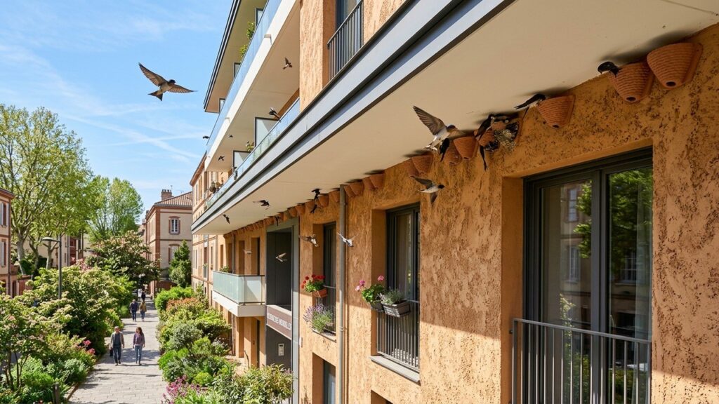 Toulouse : Rénovation d’Immeuble Pensée Pour Sauver Les Hirondelles