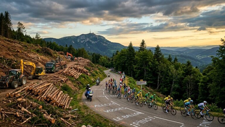 Tour de France 2026 : 800 Arbres Abattus en Alsace, Prudhomme S&rsquo;Explique