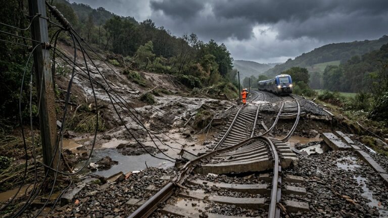 Trafic Ferroviaire Perturbé en Nouvelle-Aquitaine : Orages et Vols de Câbles