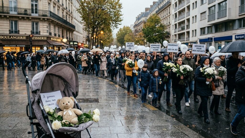 Tragédie À Courbevoie : Marche Blanche Pour Le Petit Noé