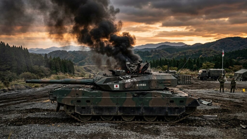 Tragédie au Japon : Trois Soldats Tués par Explosion dans un Char