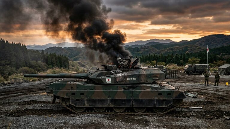 Tragédie au Japon : Trois Soldats Tués par Explosion dans un Char