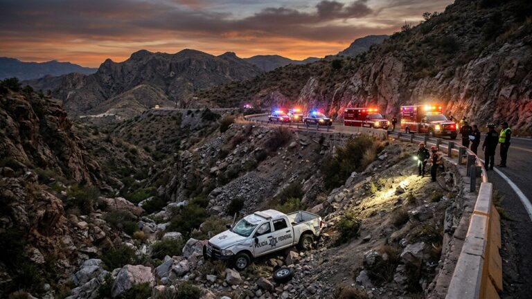 Tragédie Au Mexique : Quatre Agents Antidrogue Tués Dans Un Accident