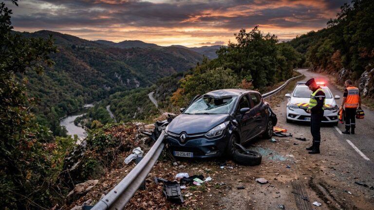 Tragédie en Ardèche : Cinq Jeunes Tués dans un Accident Dramatique