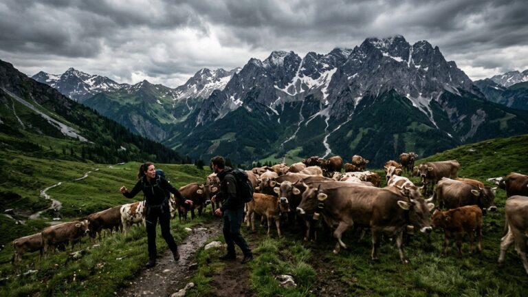 Tragédie en Autriche : Troupeau de Vaches Tue une Randonneuse