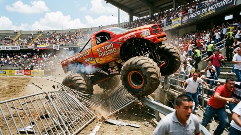 Tragédie en Colombie : Monster Truck Percute la Foule