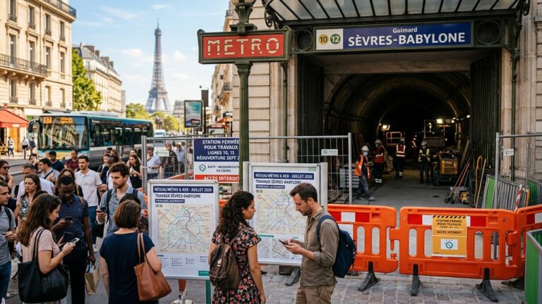 Travaux Été 2026 Paris : Lignes Métro Fermées à Prévoir