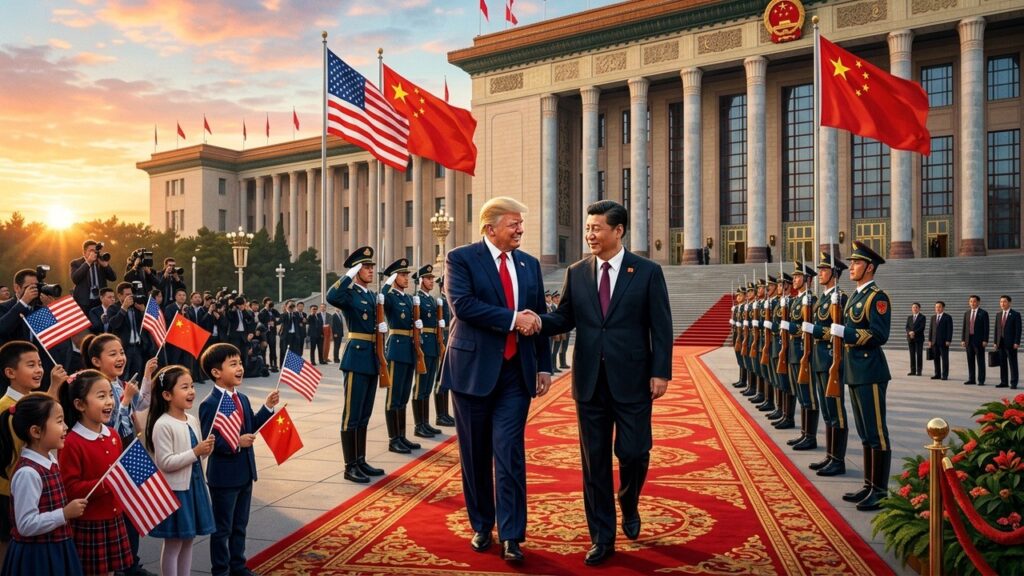 Trump à Pékin : Xi Jinping Déroule le Tapis Rouge pour le Président Américain
