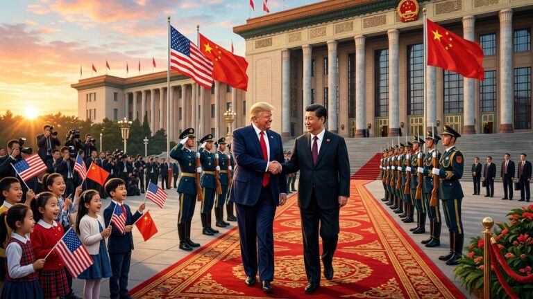 Trump à Pékin : Xi Jinping Déroule le Tapis Rouge pour le Président Américain