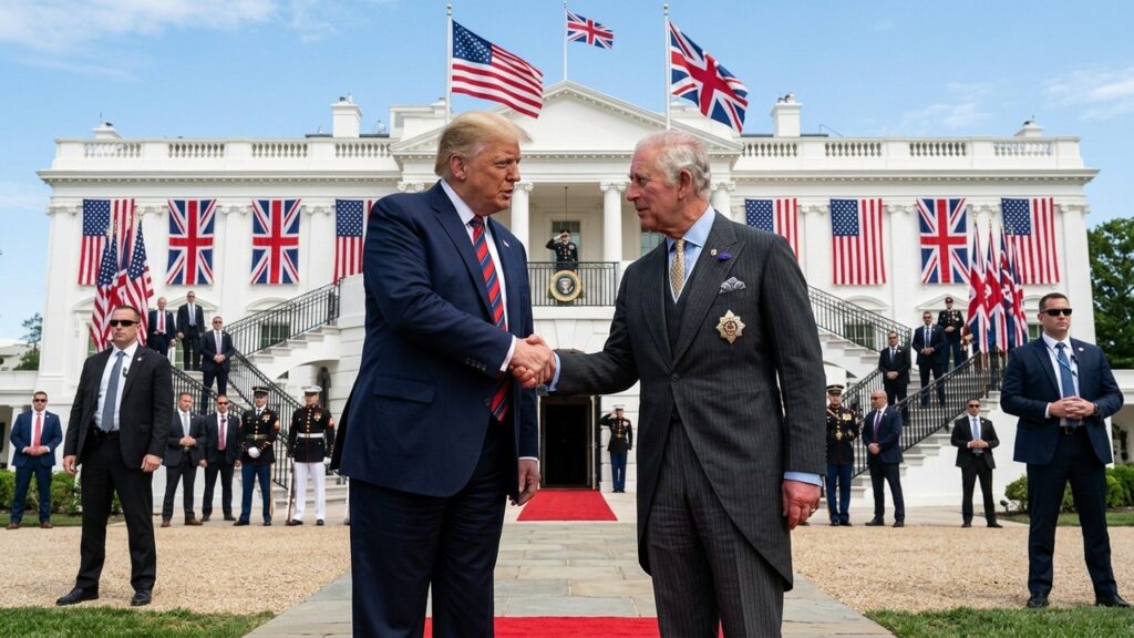 Trump Reçoit Charles III : Visite d&rsquo;État Malgré la Fusillade