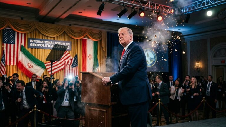 Trump Visé Par Des Tirs : Il Ne Renoncera Pas À La Guerre En Iran