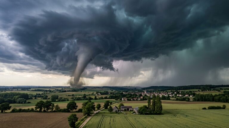 Tubas dans l&rsquo;Oise : Quand le Ciel Menace de Former une Tornade